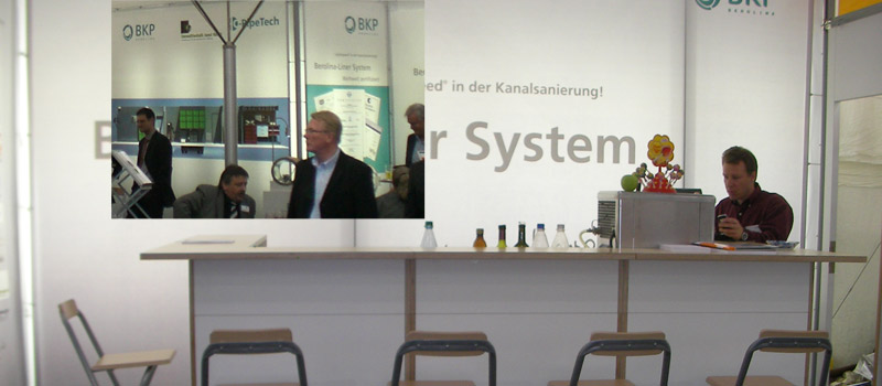 Messestand der BKP auf der IFAT 2008